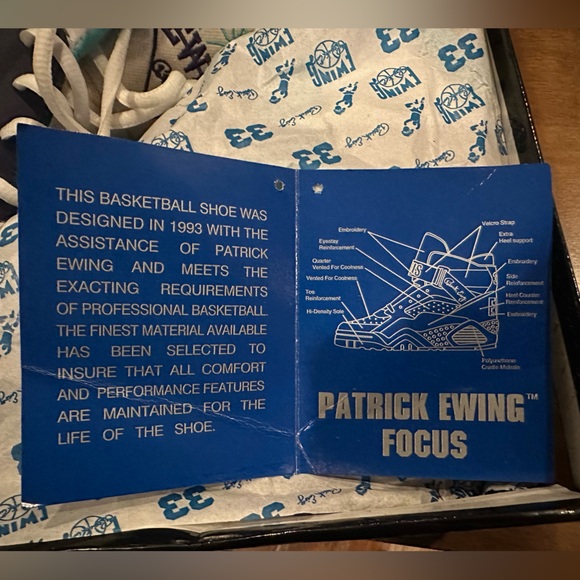 🎉HP🎉 PATRICK EWING #33 EWING FOCUS MEN’s HIGH TOP SNEAKER - SIZE 12 - Picture 11 of 13